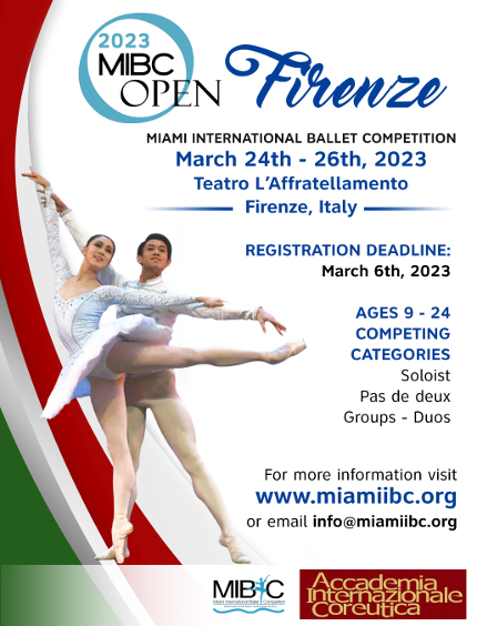 MIAMI INTERNATIONAL BALLET COMPETITION IN FIRENZE